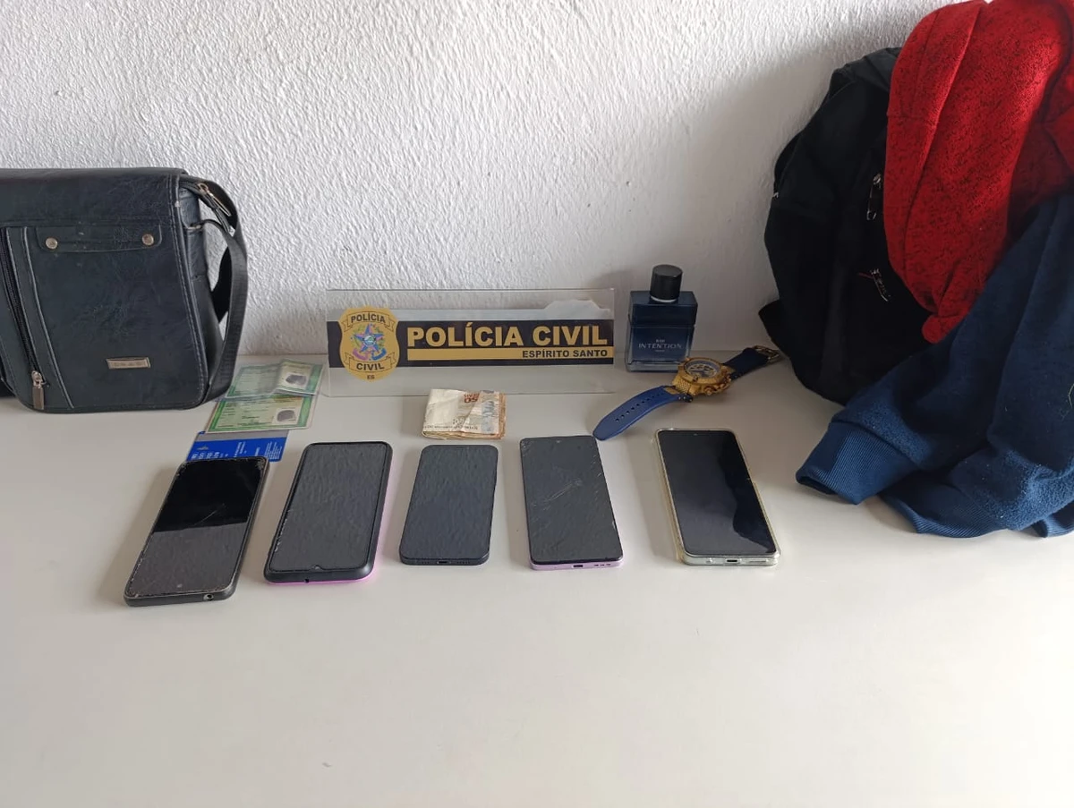 Homem que furtava celulares em ônibus e terminais da Serra é preso