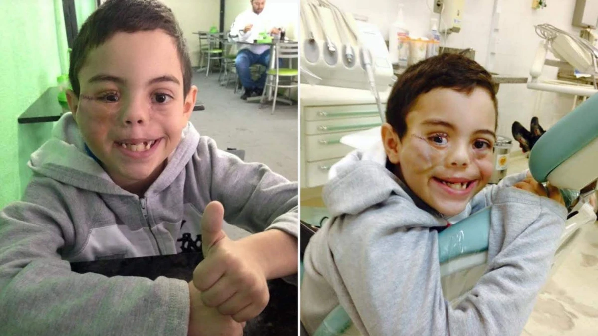 Iarley Bermudes aos oito anos, em 2015