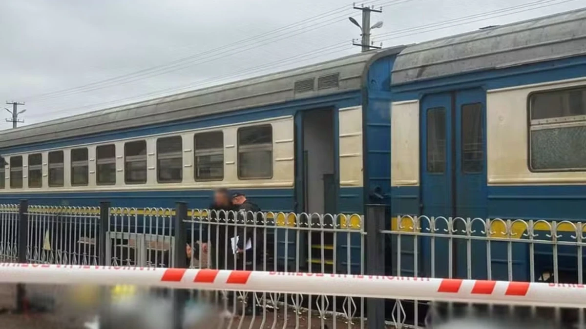 Local da explosão na Ucrânia onde quatro pessoas morreram