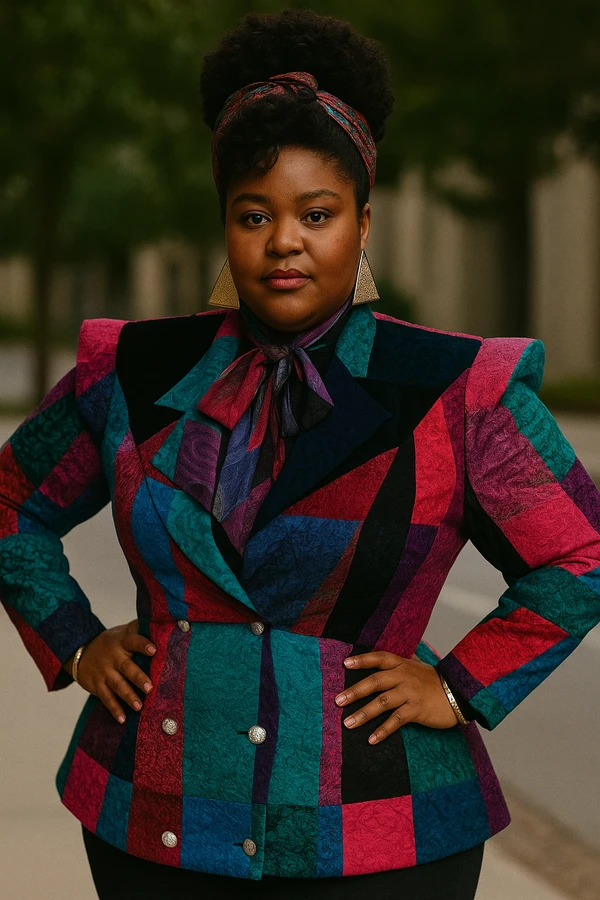 Ombreiras, maxibrincos e lenços no cabelo também fazem sucesso hoje em dia