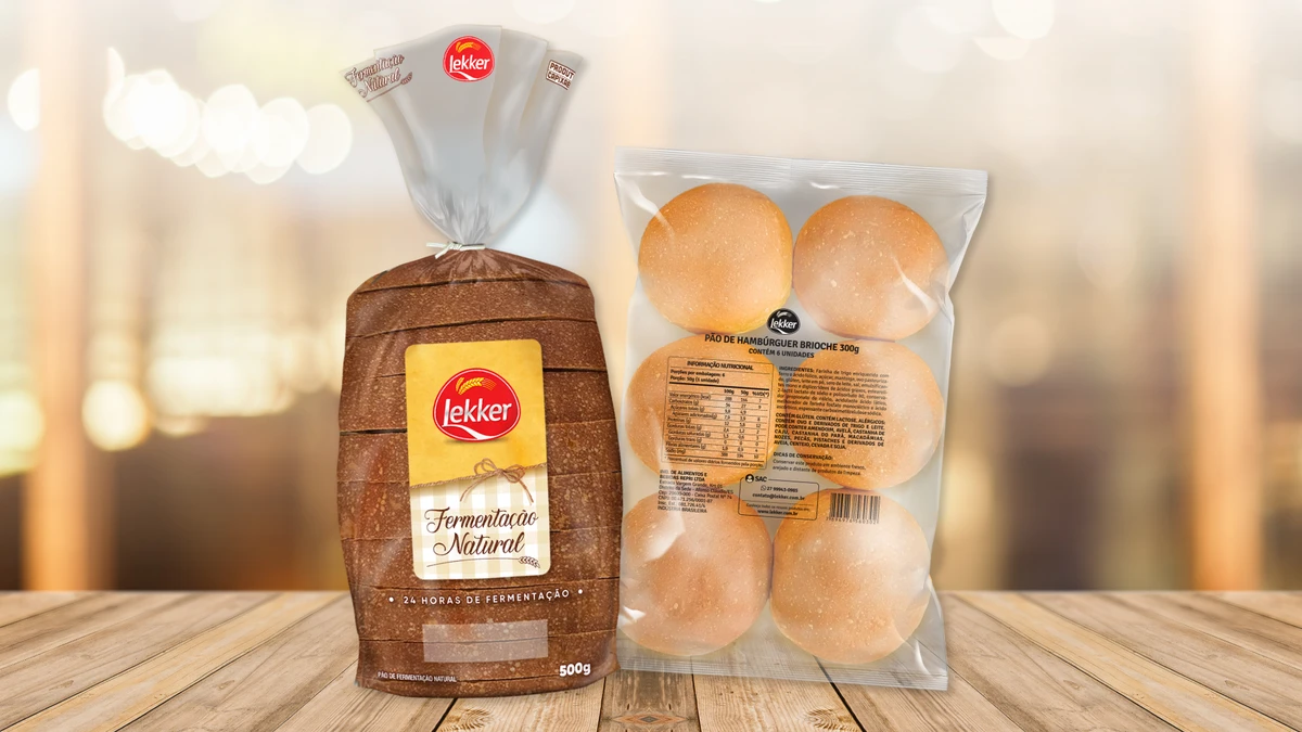Pão de fermentação natural e pão brioche gourmet para hamburgueres são novidades da Lekker
