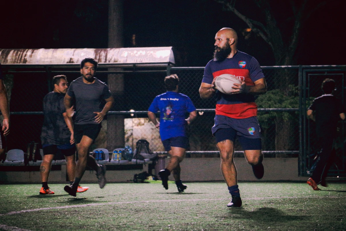 Treino da equipe no Parque Municipal da Pedra da Cebola