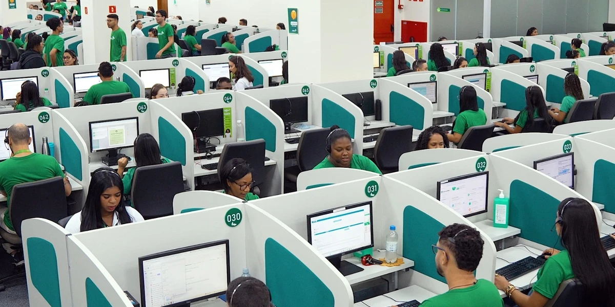 Nova operação de call center da MedSênior, no Centro de Vitória