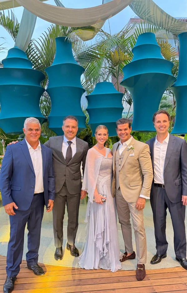 Nelson Ferreira, Cristiano Helal, Tatiana e Dorion Soares, e Hermano Berger