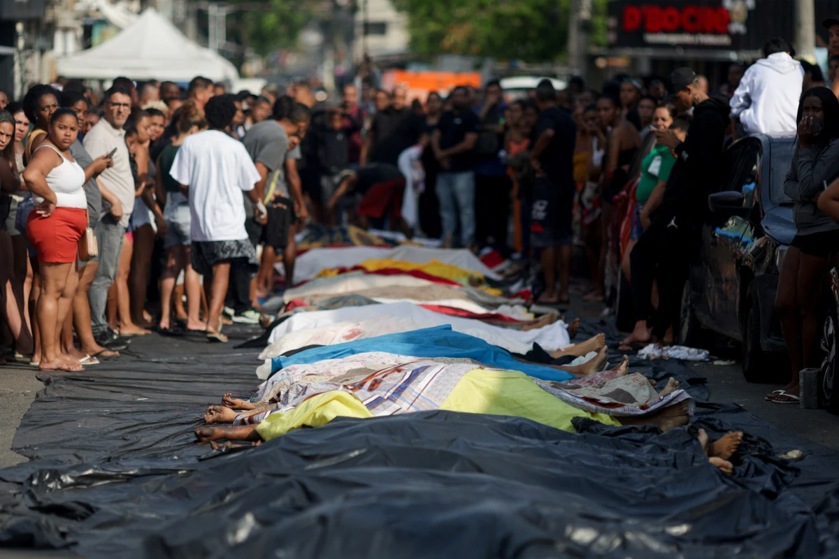 Violência no Rio de Janeiro em combate contra o Comando Vermelho. Megaoperação no Rio