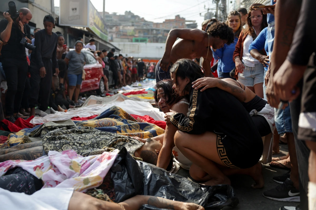 Violência no Rio de Janeiro em combate contra o Comando Vermelho. Megaoperação no Rio