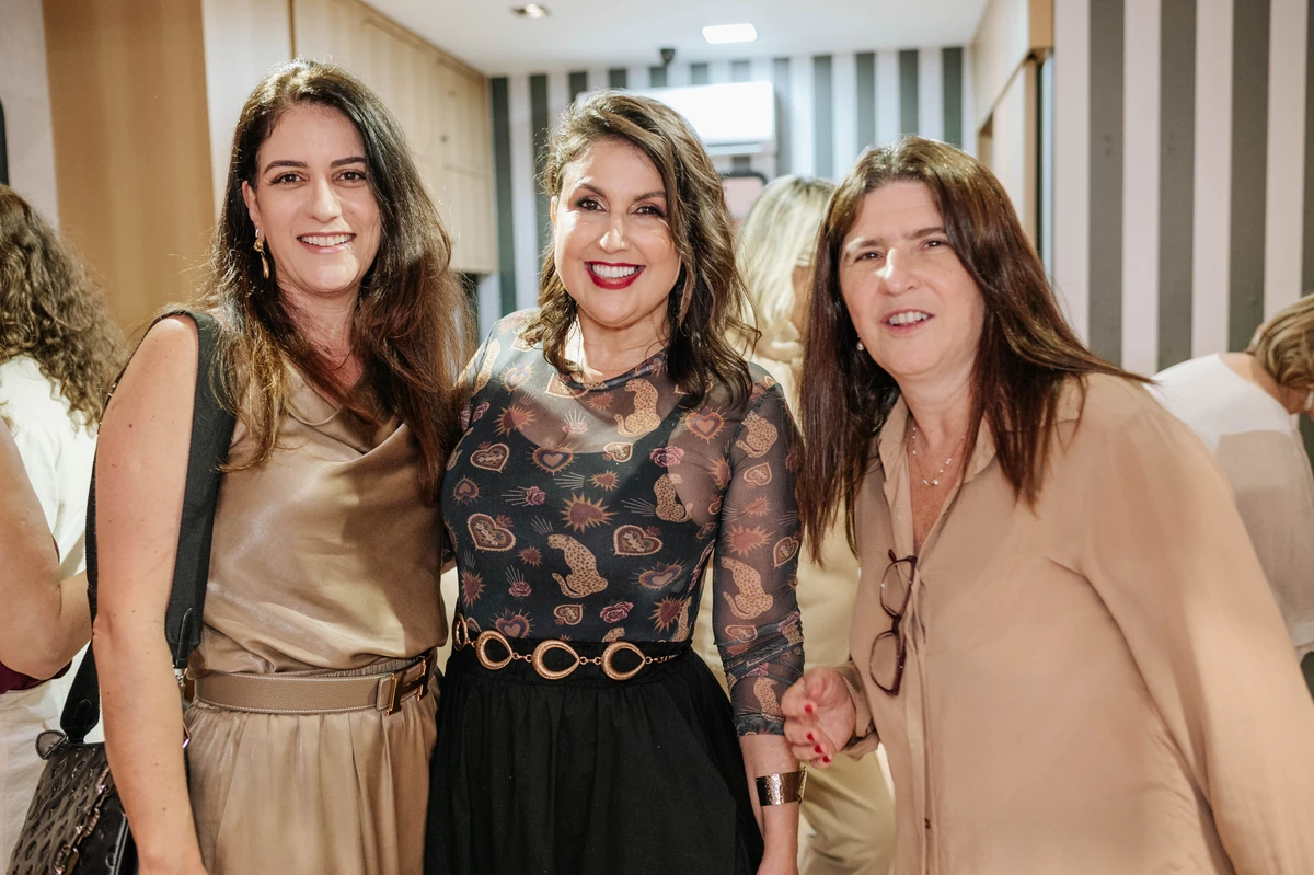 Andreza Devens, Renata Rasseli e Carla Lacerda