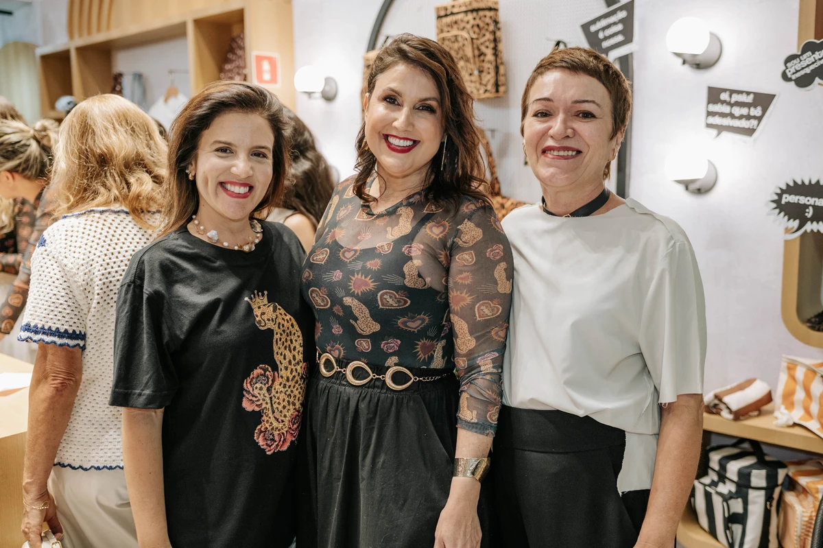 Bia Menezes, Renata Rasseli e Adriana Delmaestro