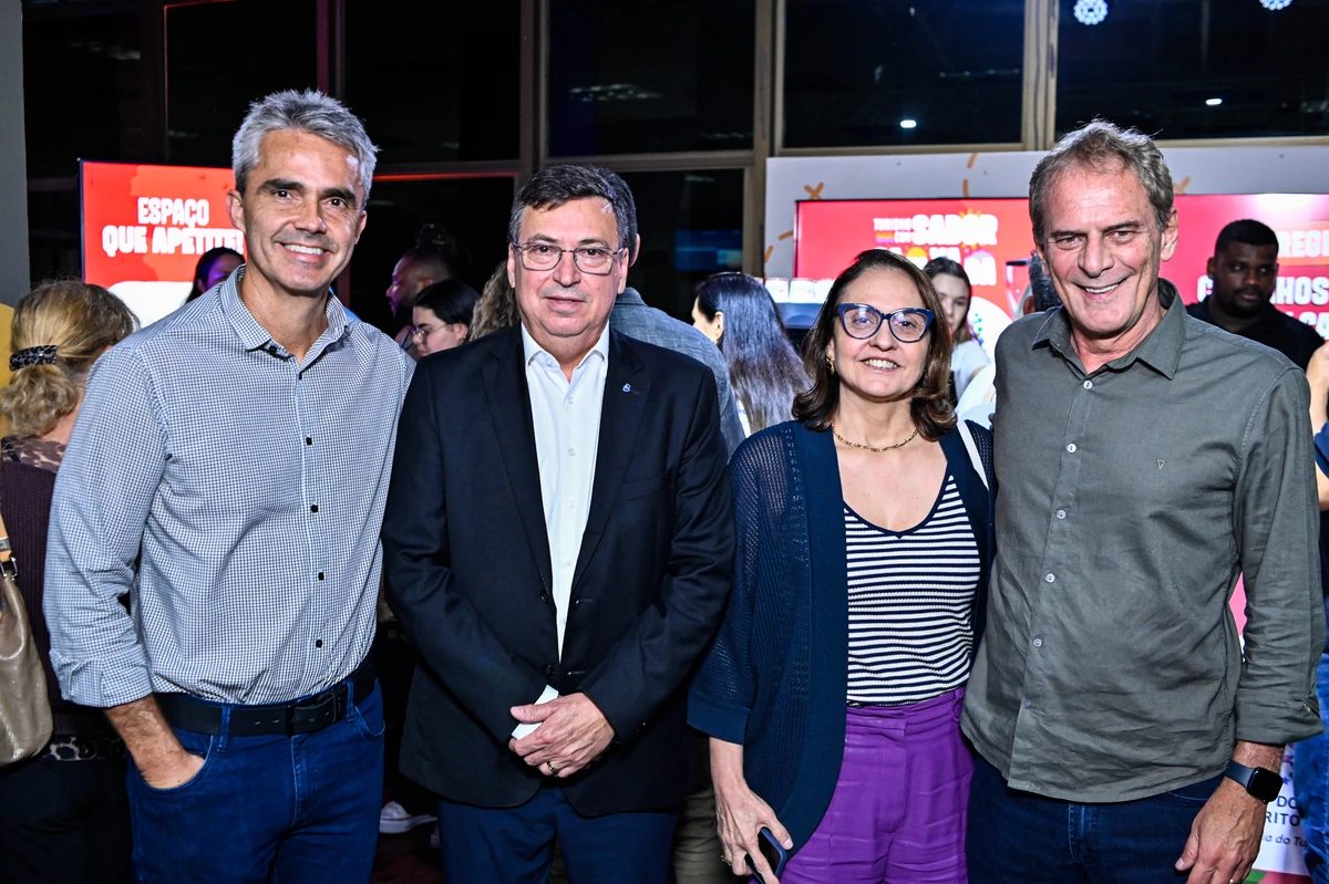 Bruno Passoni, Amarildo Casagrande, Flavia Mignoni e Marcello Moraes