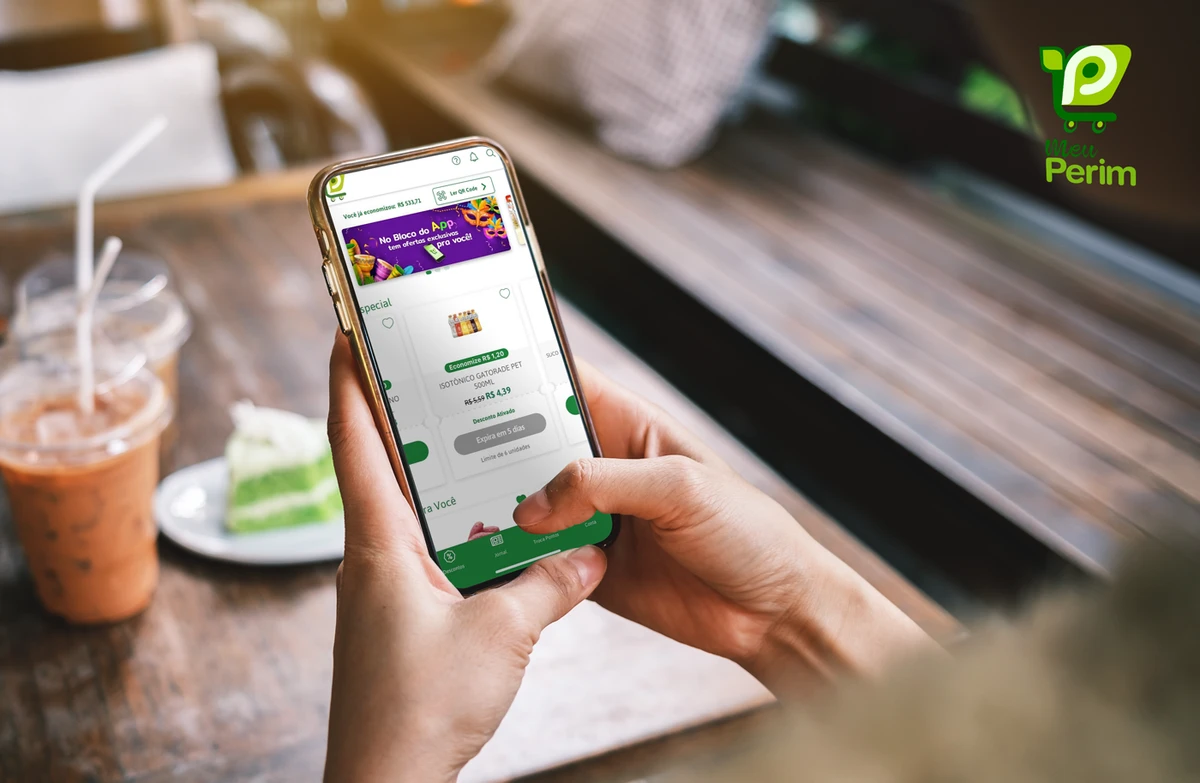 Clientes podem fazer compras por meio do site do Supermercados Perim