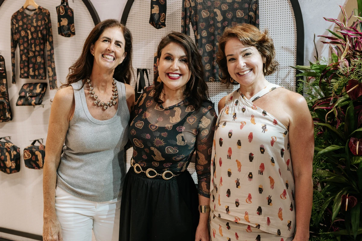 Cris Campinhos, Renata Rasseli e Michelle Carasso