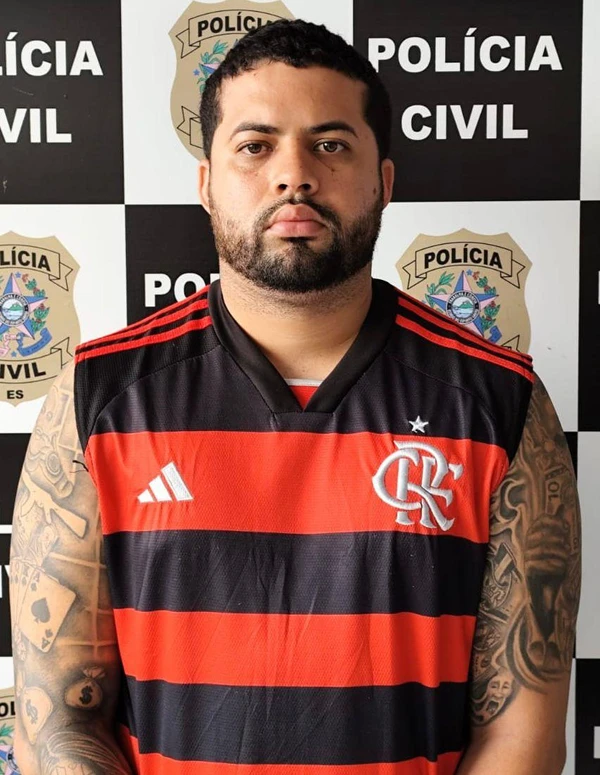 Felipe Barreto de Assis, vulgo “Barretinho”, 27 anos (executor). Está preso por Divulgação | Polícia Civil