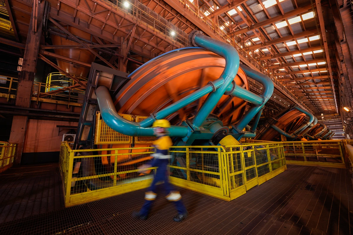 Instalações da Samarco Mineração em Anchieta