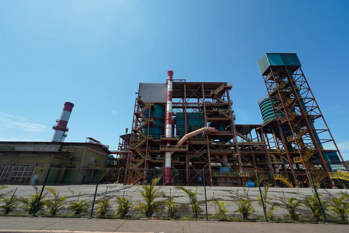 Instalações da Samarco Mineração em Anchieta