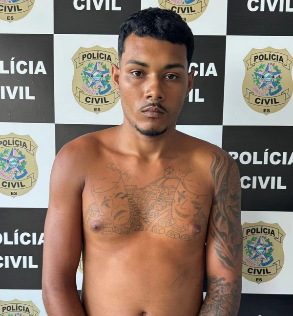 João Gabriel Costa Vieira, vulgo “GB”, 25 anos, (executor). Está preso por Divulgação | Polícia Civil