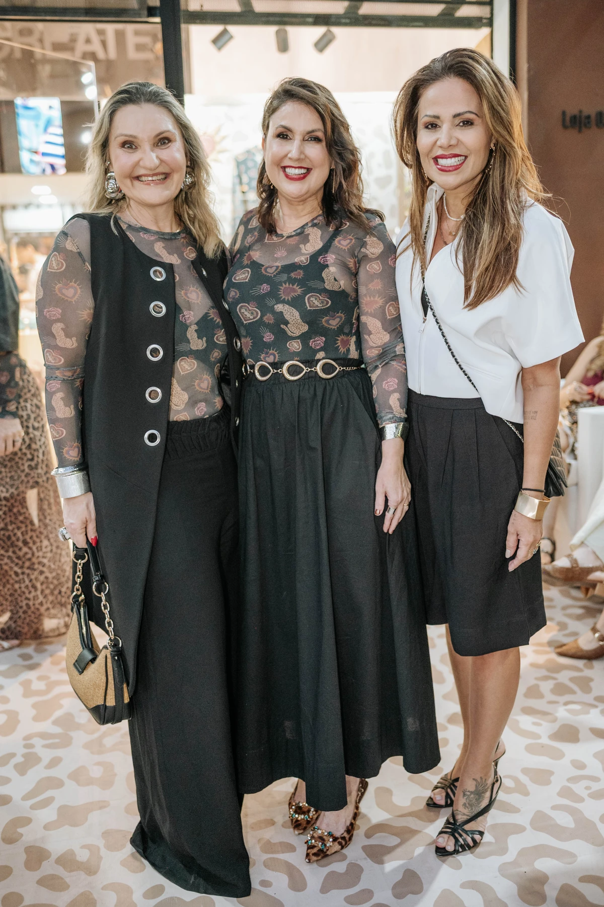 Marcela Pagani, Renata Rasseli e Vivi Anselmé