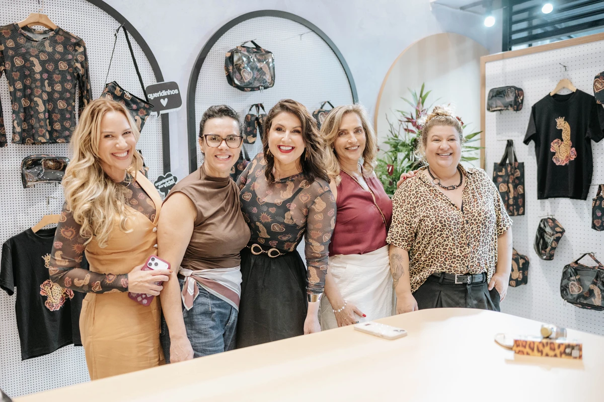 Rachel Pires, Arlete Nunes, Renata Rasseli, Edna Jabour e Larissa Tantan