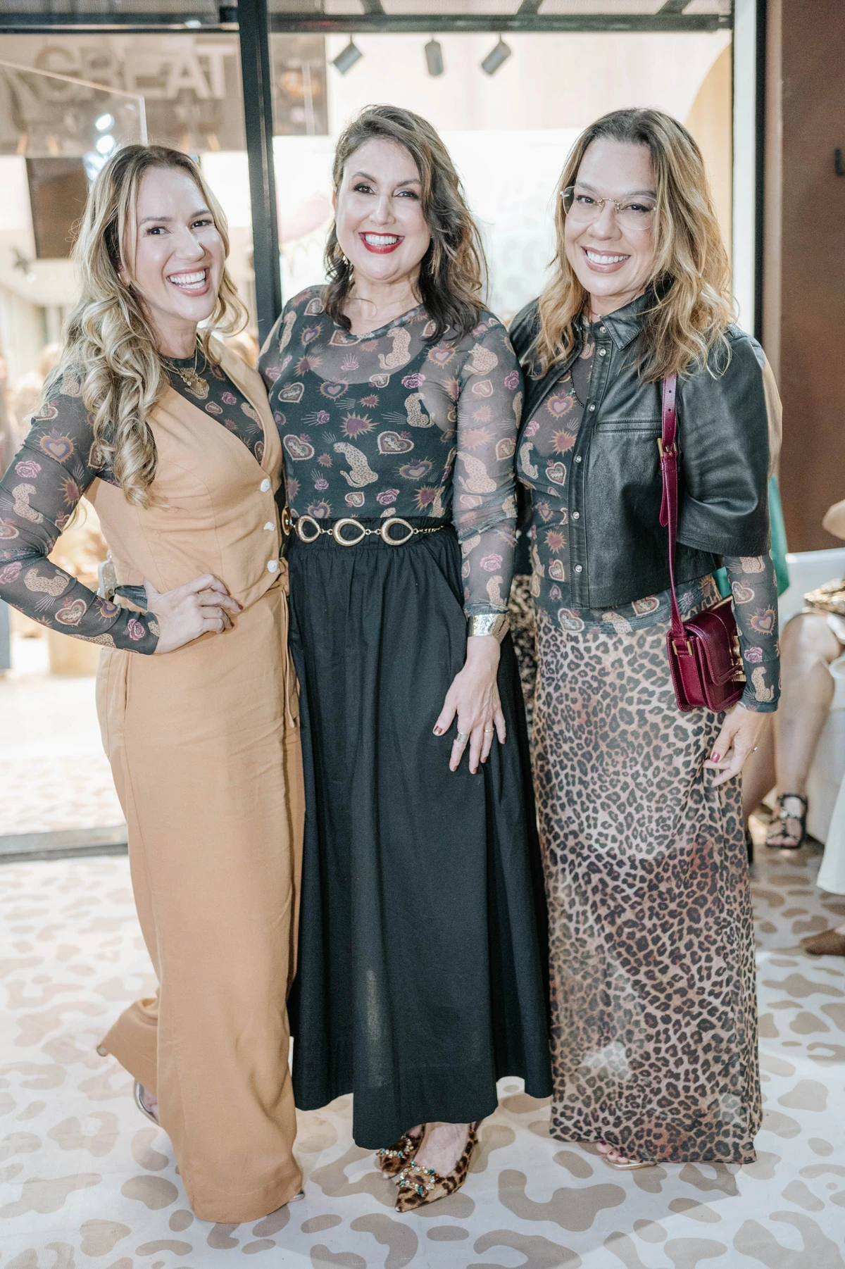 Rachel Pires, Renata Rasseli e Andréia Lopes