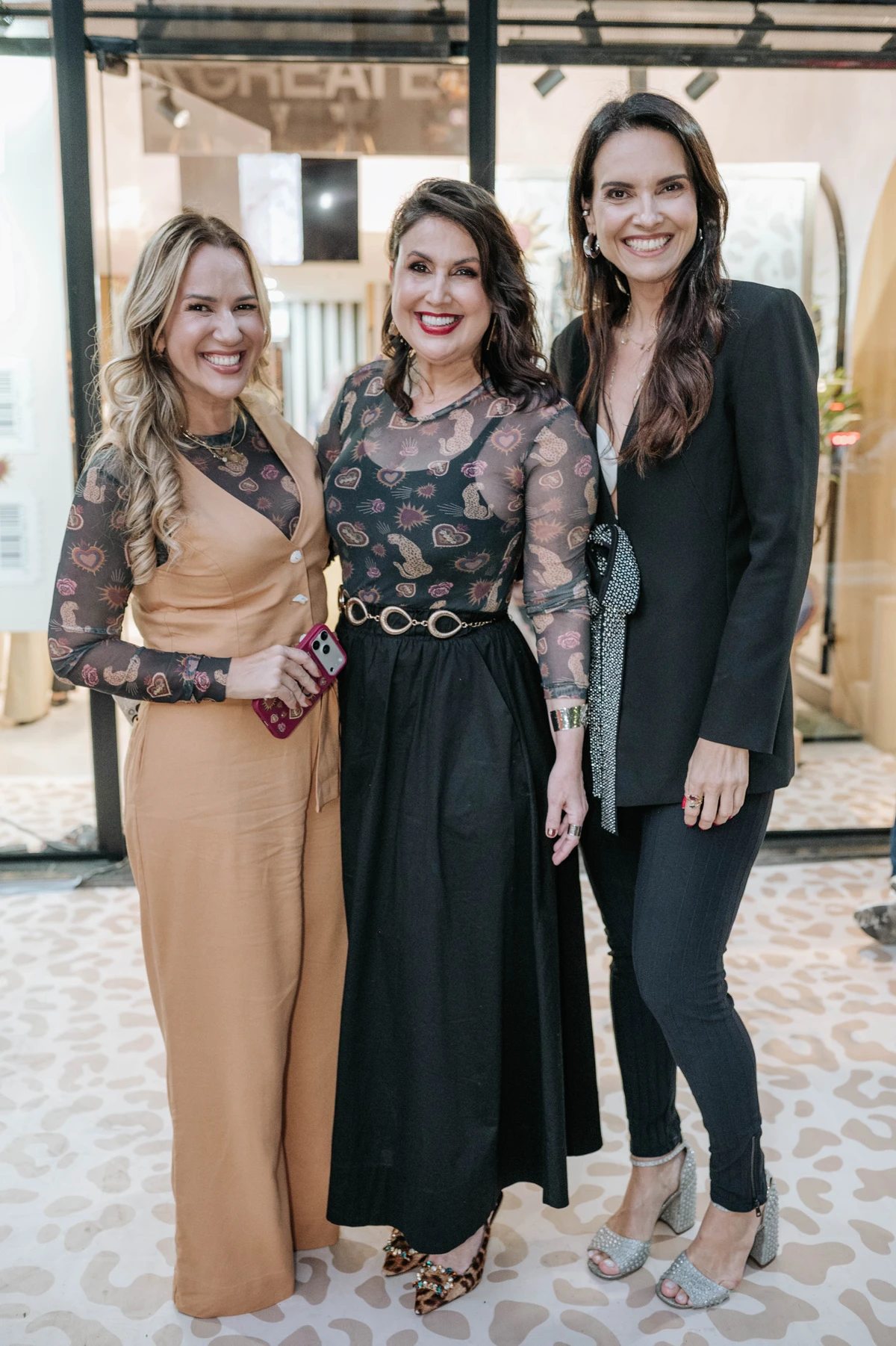 Rachel Pires, Renata Rasseli e Denise Póvoa
