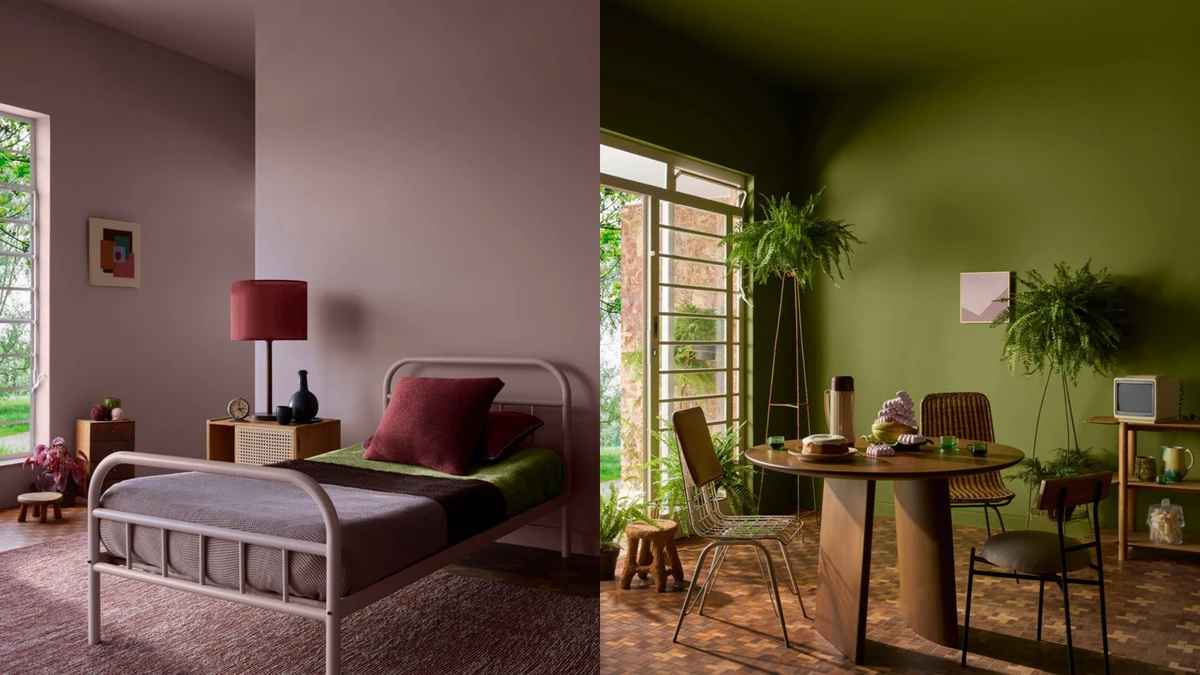 Tempestade e Cipó da Amazônia, respectivamente, são eleitas pela Suvinil como cores de 2026