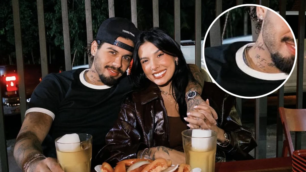 Zé Felipe faz mudança em tatuagem dedicada à Virginia