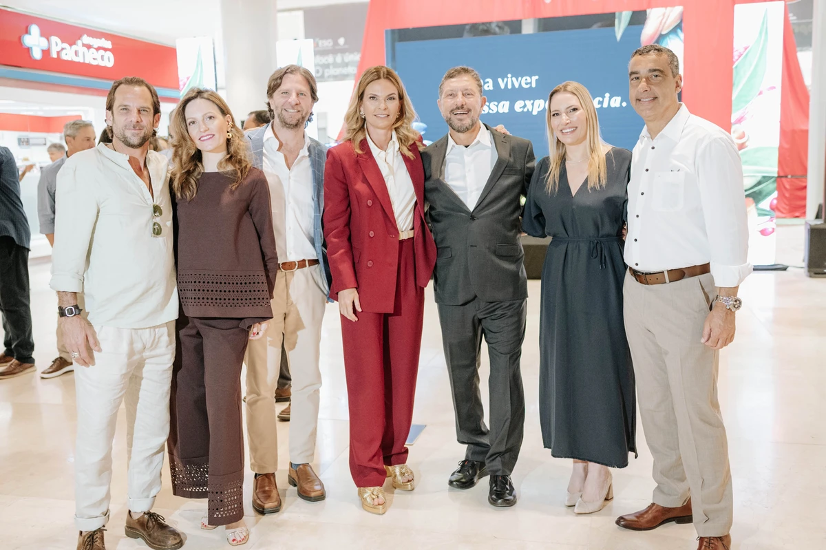 Roberto, Silvia e Ricardo Civitta, Mariana Americo e Eduarda Buaiz e Claudio Rezende