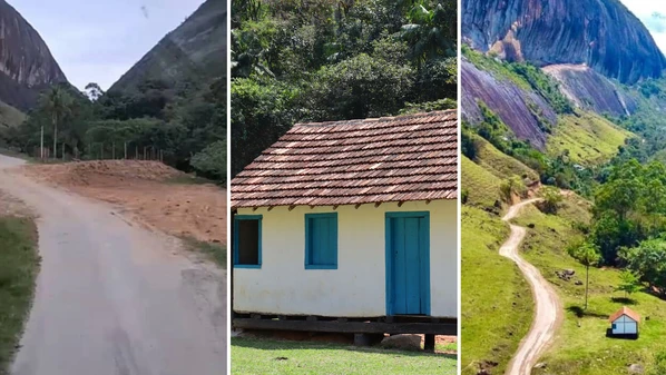 Nesta sexta-feira (31), nas redes sociais, moradores ficaram surpresos ao ver imagens do local sem a tradicional residência que embelezava a região