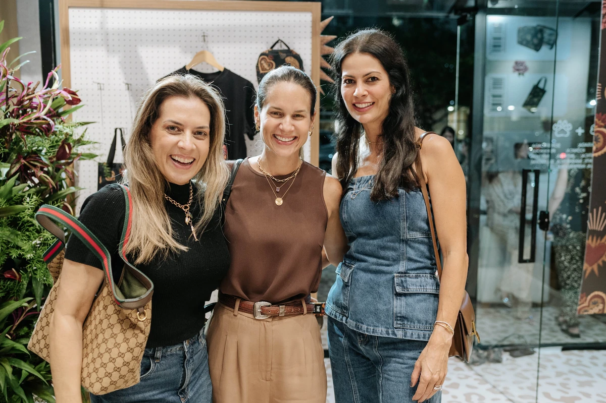 Gisela Rezende, Jana Pimentel e Laila Nemer