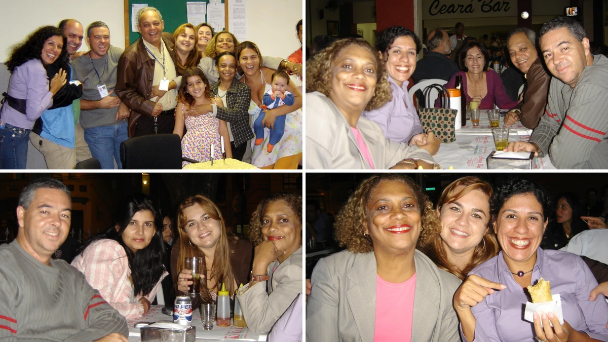 Maura Miranda e colegas de trabalho da Assembleia Legislativa do ES