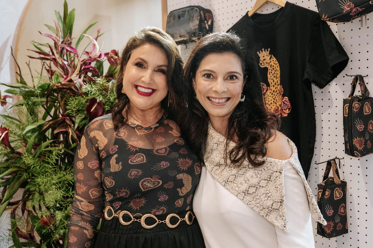 Renata Rasseli e Maria Clara Mendonça Perim