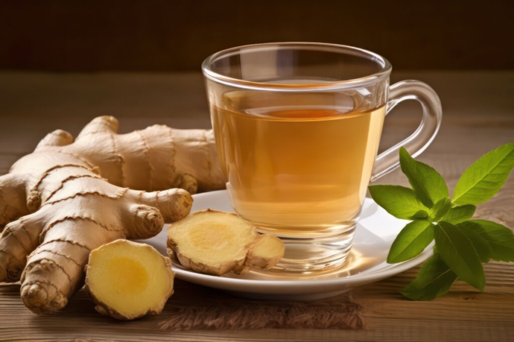 O gengibre é um alimento que ajuda a acelerar o metabolismo (Imagem: Creative World By Zain | Shutterstock)