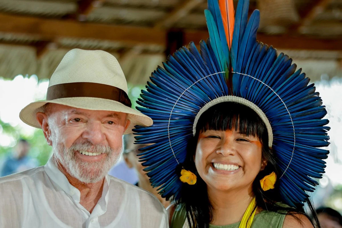 Presidente Luiz Inácio Lula da Silva durante roda de conversa com moradores das comunidades ribeirinhas da Floresta Nacional do Tapajós