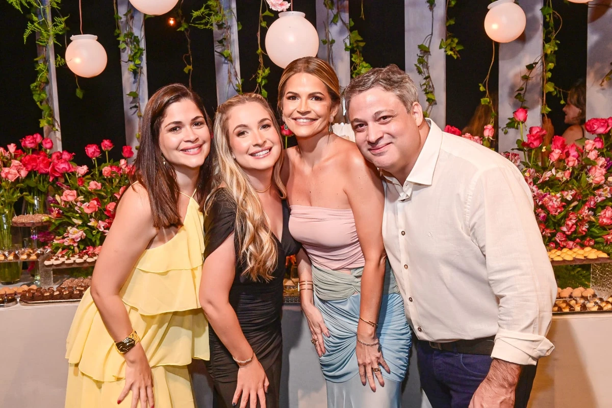 Carol Giuberti, Aline Mota, Geanne Serpa e Paulo Cesar Dutra