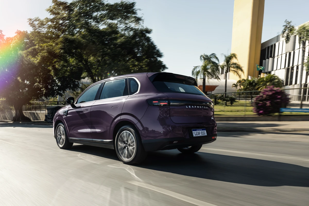 Leapmotor B10 tem as dimensões de um SUV médio por Leapmotor/Divulgação