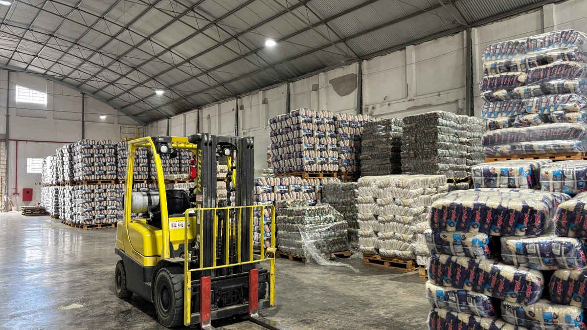 Armazenamento de produtos da Sepé