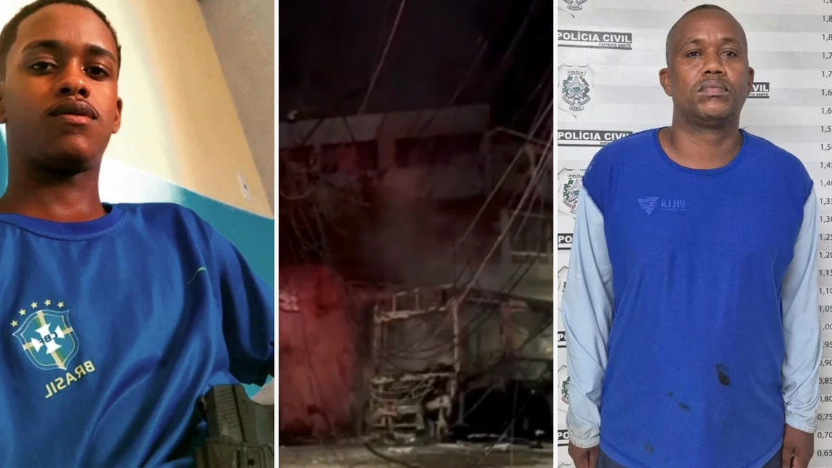 Após a morte de David Pereira de Jesus (à esquerda) em confronto com a polícia, José Roberto Pereira de Jesus (à direita) coordenou ataques a ônibus na Grande Vitória