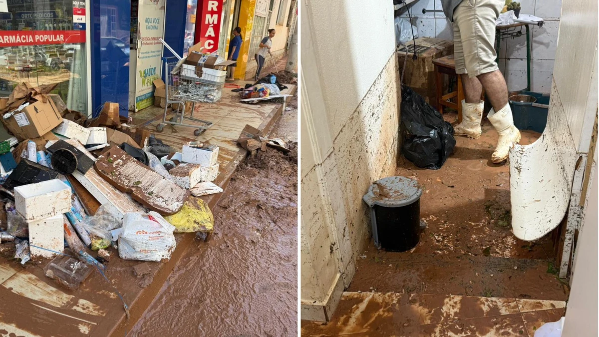 Comerciantes de Muniz Freire relatam prejuízo após temporal com granizo