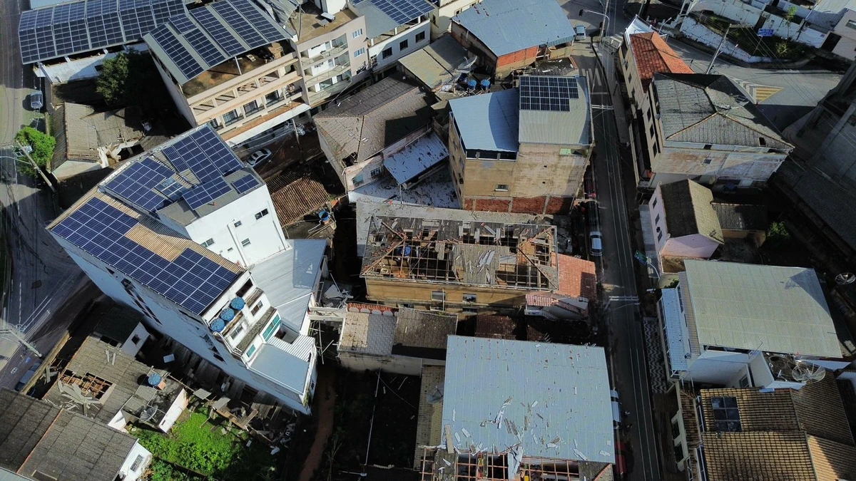 Prejuízo após temporal com granizo por Prefeitura de Muniz Freire 