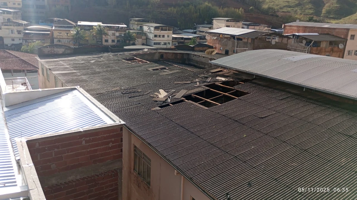 Prejuízo após temporal com granizo por Prefeitura de Muniz Freire 