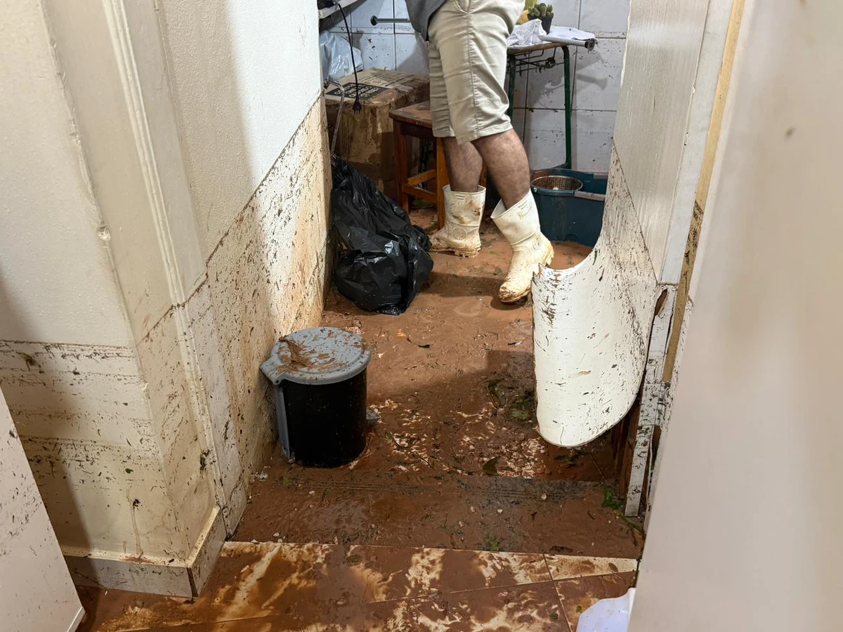 Prejuízo após temporal com granizo em Muniz Freire  por Isabelle Oliveira 