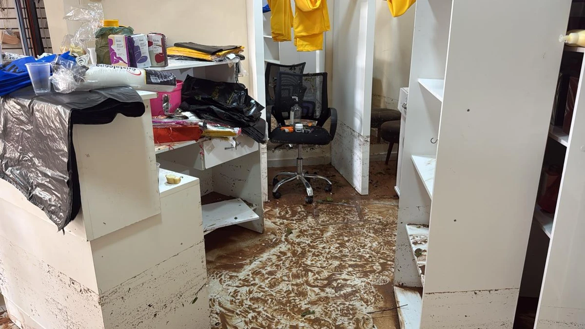 Prejuízo após temporal em Muniz Freire  por Isabelle Oliveira 