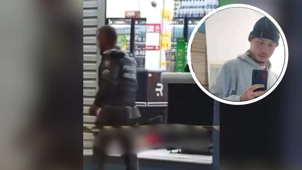 Testemunhas relataram que dois homens encapuzados chegaram correndo ao local e efetuaram diversos disparos contra a vítima, que estava em pé na porta do estabelecimento