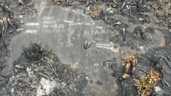 Vandalismo ocorreu na Pedra de Santa Maria, o ponto mais alto do Monumento Natural Estadual Serra das Torres (Monast), em Mimoso do Sul