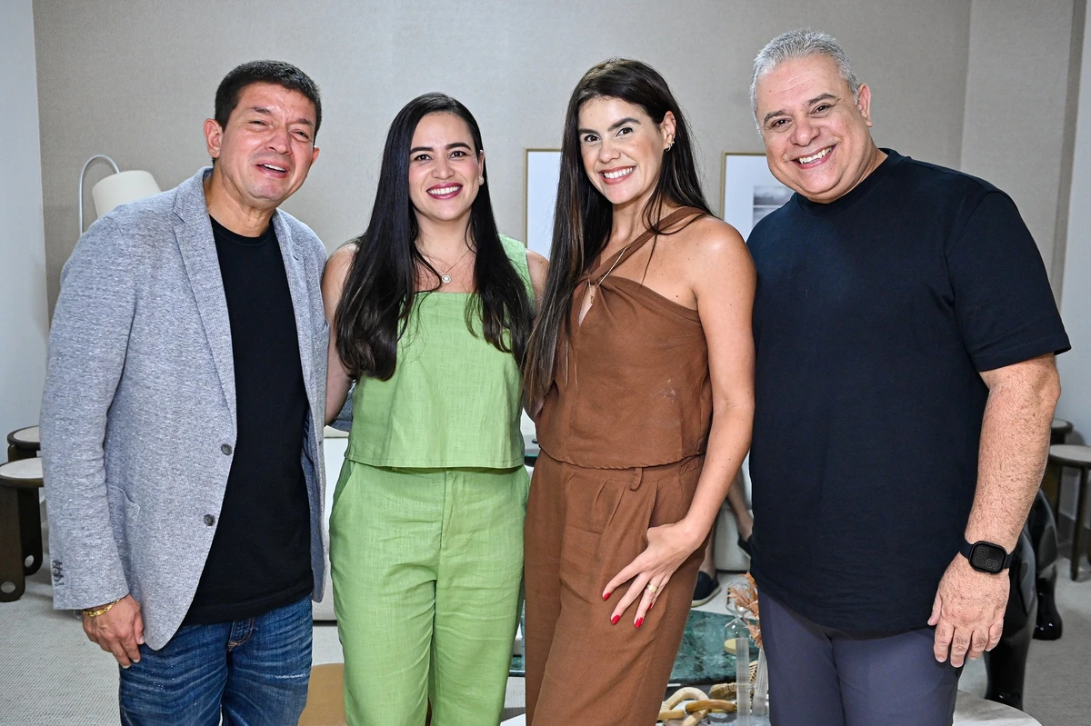 Bruno Samor, Tamires Samor,Laís de Sá e Ivan Lopes