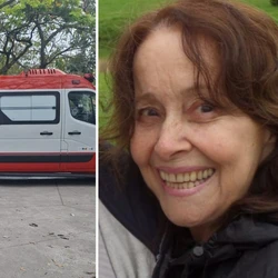 Conceição Pissinali foi atingida por ciclista na contramão quando voltava da farmácia, na Enseada do Suá