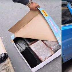 Polícia Militar abordou um carro no bairro Otton Marins, em Cachoeiro de Itapemirim, onde foram encontrados cerca de 10kg de crack e cocaína