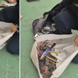 Suspeito invadiu o local desativado e localizado no Barro Vermelho, forçando o portão para ter acesso ao interior do local