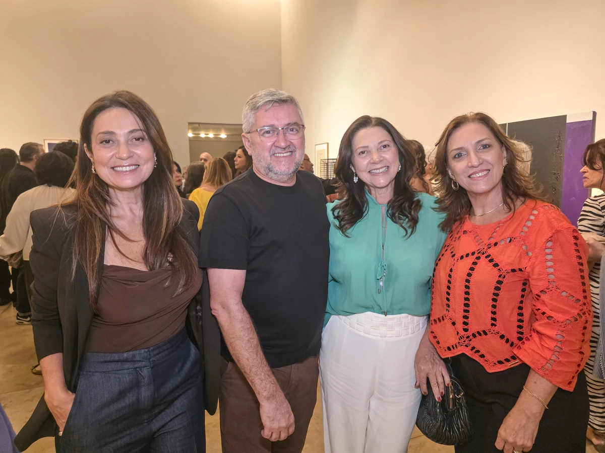 Andreia Biccas, Geraldo Lino, Cledina Freire e Daniela Cuzzuol 