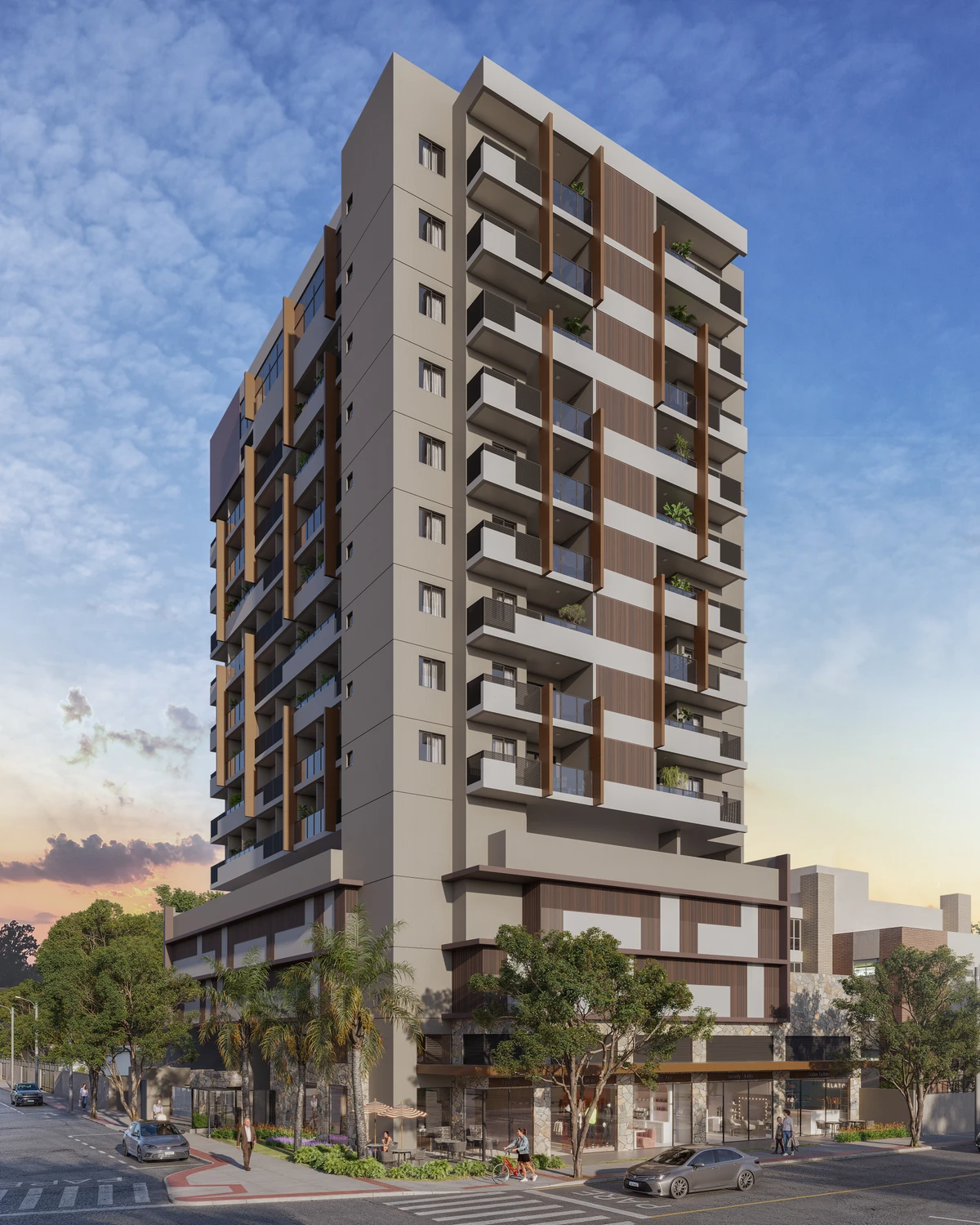 Fachada do Solara, novo empreendimento da Empar