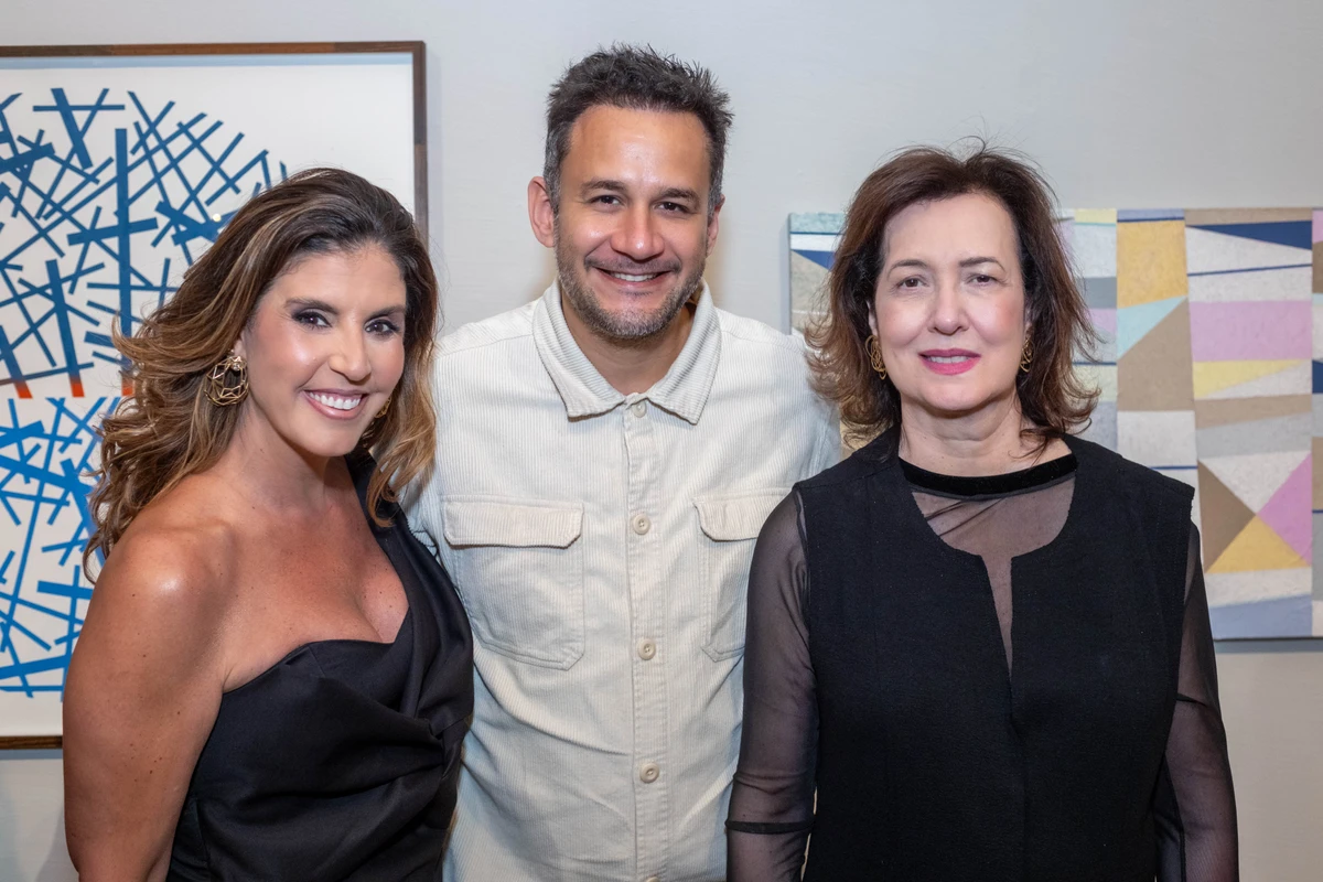 Lara Brotas, Fabricio Noronha e Sandra Matias